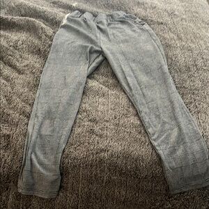 SHEIN Gray Textured Trousers